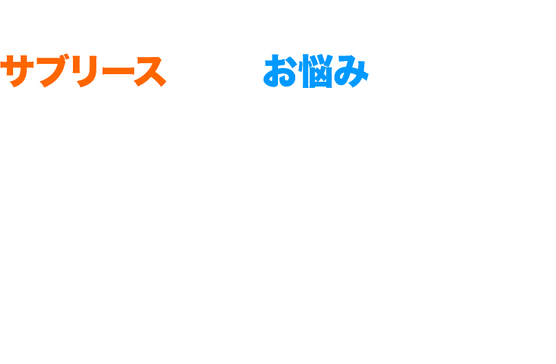 
			サブリースでこんなお悩みはありませんか？
			・今は収益が出ているけど、今後家賃減額提案をされないかが心配。
			・サブリース物件の賃料が下がった。対応策はないの？
			・このまま家族に引き継げるかどうか不安。
			・サブリースの収益が、思ったように出ていないみたい。
			・最近のニュースを見ていて不安になった。私は大丈夫なはずだけど…。
			・30年一括借り上げの真の仕組み、トラブルになった際の対策が分からない。